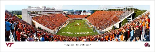 Vista 8 de Fútbol Virginia Tech, End Zone - Carteles panorámicos e imágenes enmarcadas por Blakeway Panoramas