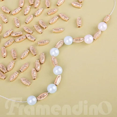 Vista 5 de Framendino, Paquete de 60 cuentas de Virgen María, Nuestra Señora de Guadalupe, abalorios espaciadores sueltos para hacer joyas