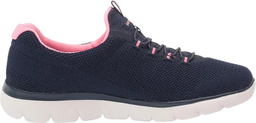 Vista 6 de Skechers Tenis clásicos geniales para mujer Summit Azul marino rosa encendido 85