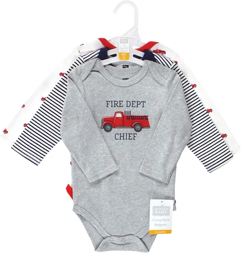 Vista 2 de Hudson Baby - Body de algodón de manga larga para bebé