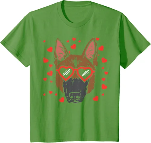 Vista 94 de Camiseta de regalo para perro con cara de pastor alemán, Negro, S