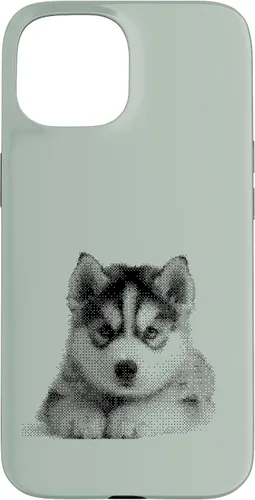 Vista 6 de Chic Husky Puppy - Funda para iPhone 16