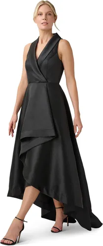 Vista 3 de Adrianna Papell Vestido de esmoquin alto y bajo para mujer