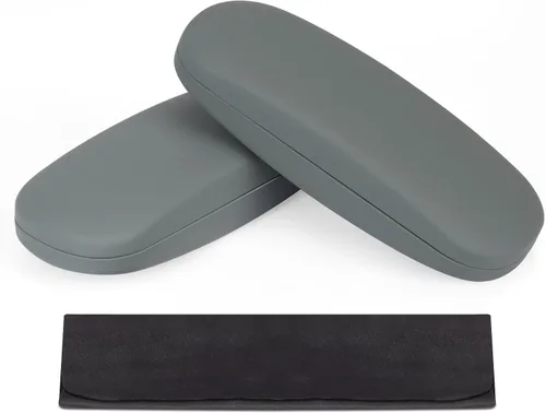 Vista 16 de RayLove Fundas rígidas unisex para gafas, estuche protector para gafas