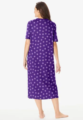 Vista 2 de Dreams & Co. Camisa de dormir larga con estampado de talla grande