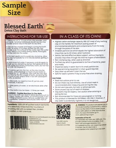 Vista 8 de Baño de arcilla desintoxicante Blessed Earth, bentonita de sodio 100% puro, grado terapéutico, limpieza y purificación, por EvenbetterNow LLC