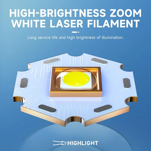 Vista 9 de Linterna frontal LED de diseño separado para exteriores, impermeable, recargable, de largo alcance, adecuada para acampar, senderismo, pesca y caza