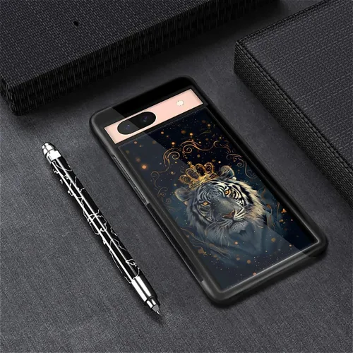 Vista 499 de Compatible con Google Pixel 4A 5G Mobile Case Creative Acrylic Panel trasero Silicona Protección Grip especialmente diseñado para Google Pixel 4A 5G