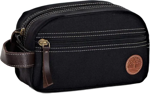 Vista 7 de Timberland Men's Toiletry Bag Canvas Travel Kit Organizer Oliva