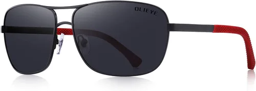 Vista 3 de Gafas de sol polarizadas HD para hombre, gafas de sol cuadradas clásicas