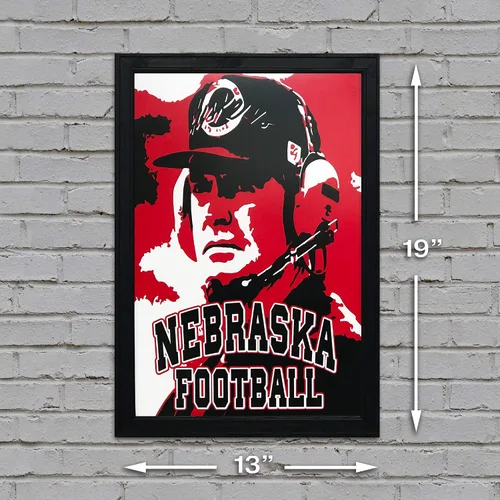 Vista 9 de Póster de Tom Osborne Nebraska Cornhuskers (13.0 x 18.9 in)