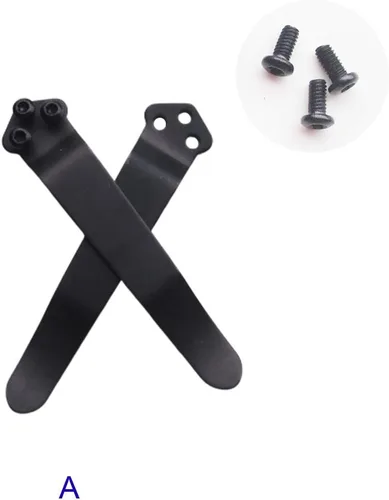 Vista 2 de 2 clips de bolsillo profundos de repuesto para cuchillos de bolsillo (A) Clips de cintura Kydex, clips plegables de reparación para cuchillo