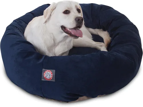 Vista 44 de Majestic Pet Villa - Cama para perros de espuma viscoelástica triturada de 32 pulgadas para perros de tamaño mediano, 32 x 23 x 7 pulgadas, cama