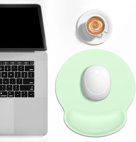 Vista 6 de Dapesuom Alfombrilla de mouse ergonómica con soporte de muñeca, cómodo reposamuñecas de espuma viscoelástica para facilitar el alivio del dolor