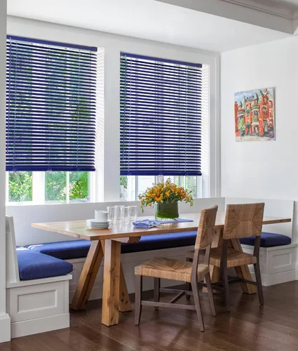 Vista 57 de LazBlinds Mini persianas de aluminio de 1" sin herramientas, sin necesidad de taladro, persianas sin cables para ventanas, persianas horizontales