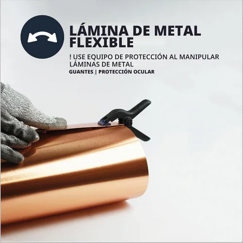 Vista 3 de MD Building - Hoja de aluminio expandible, latón, 24 x 48 x 0.032 pulgadas