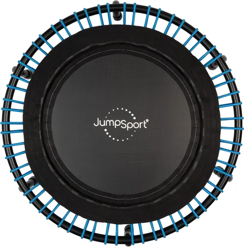 Vista 13 de JumpSport Rebotador de entrenamiento para adultos, mini trampolín de fitness Negro