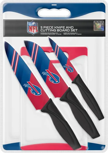 Vista 6 de The Sports Vault NFL unisex-adult 5-Piece & Cutting Board Set