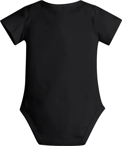 Vista 3 de IDOPIP Conjunto de mameluco con tirantes y diadema con orejas de ratón para bebé para primer cumpleaños