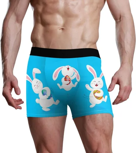 Vista 2 de Calzoncillos tipo bóxer para hombre con máscara y capa de superhéroe sin costuras