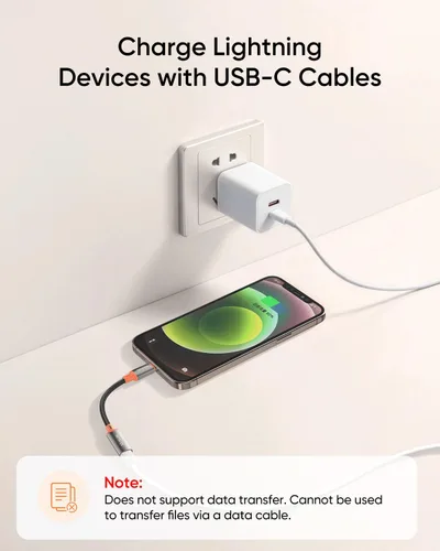 Vista 4 de mcdodo Adaptador 4 en 1 USB-C a Lightning OTG con función de carga/audio/OTG Tipo C hembra a Lightning Macho Adaptador de cable apto