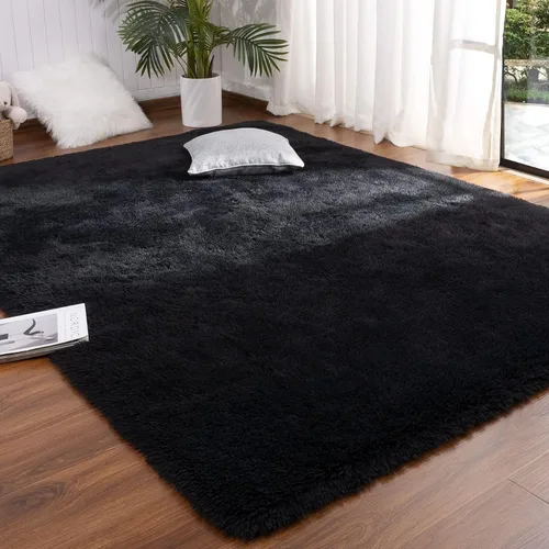 Vista 23 de DETUM Alfombra pequeña de 2 x 3 pies para dormitorio, Kicthen entrada, pasillo, lavable, antideslizante, color borgoña, alfombras de felpa