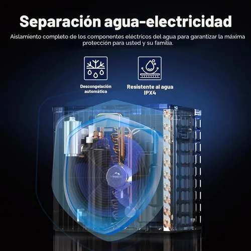 Vista 7 de Calentador de piscina sobre el suelo de 5,500 galones WARMBLU 110V