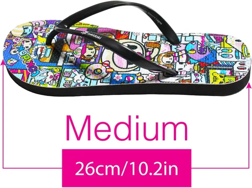 Vista 7 de Tokidoki Pantuflas Kawaii para mujer