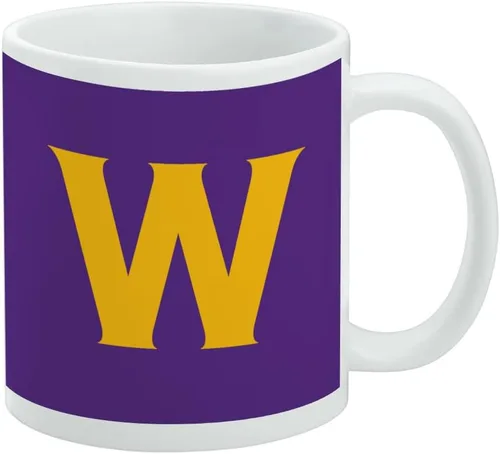 Vista 77 de Taza de cerámica con el logotipo principal de la Universidad Rider, taza de regalo novedosa para café, té y bebidas calientes, 11oz, blanca