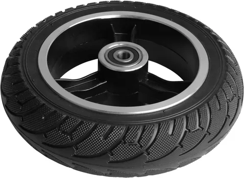 Vista 8 de 200x50 rueda de neumático sólido con ruedas de aleación de aluminio para scooter eléctrico, coche de equilibrio 8x2, rueda sólida a prueba