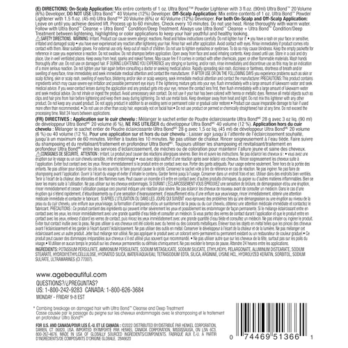 Vista 7 de AGE beautiful Permanent Powder Hair Lightener with Ultra Bond Building Formula, Lifts Up to 9+ Levels, Strengthens & Protects Hair, Professional for