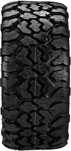 Vista 2 de RM Cart 14" Raptor Negro/Mecanizado en neumáticos radiales Sierra Rover 23x10R14 (Juego de 4) Juego de ruedas y neumáticos para carrito de golf