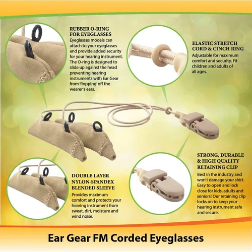 Vista 2 de Ear Gear ITE Binaural: protege los audífonos ITE de la pérdida