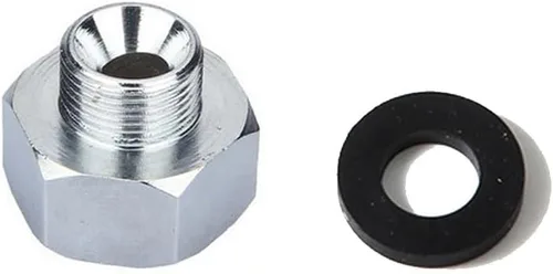 Vista 8 de Adaptador de tubo de rosca de latón, UE G1/2 pulgada hembra a US 9/16-24 UNEF Conector convertidor de rosca macho para manguera de suministro