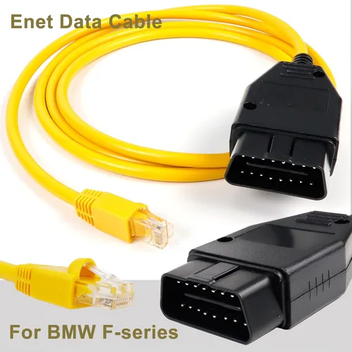 Vista 8 de AUTOXBERT ENET ESYS - Cable de interfaz Ethernet a OBD de 6.6 pies/6.6 ft para codificación BMW Serie F compatible con E-SYS ICOM ISTA+ Bootmod3