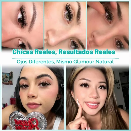 Vista 2 de AMZGIRL Lash Kit de racimos de 320 unidades, extensiones de pestañas