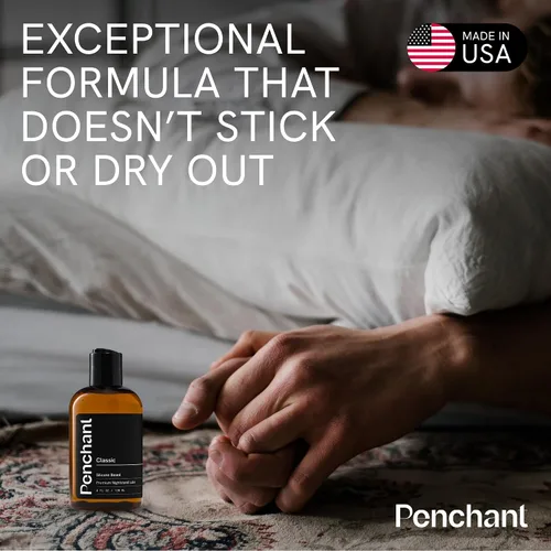 Vista 4 de Penchant - Lubricante personal de silicona prémium para hombres, mujeres y parejas - Sin perfume, seguro para látex, hipoalergénico y sin parabenos