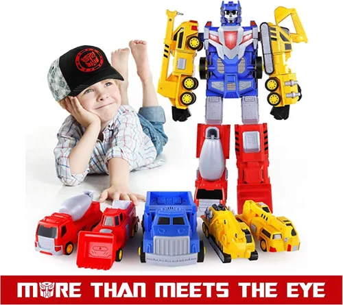 Vista 3 de Hasbro Little Boys Transformers Autobots - Gorra de béisbol de algodón edad 4-7 GrisNegro