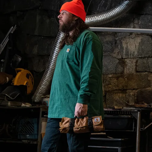 Vista 5 de Carhartt Rollo utilitario de 18 bolsillos, bolsa de organización de herramientas resistente al agua duradera