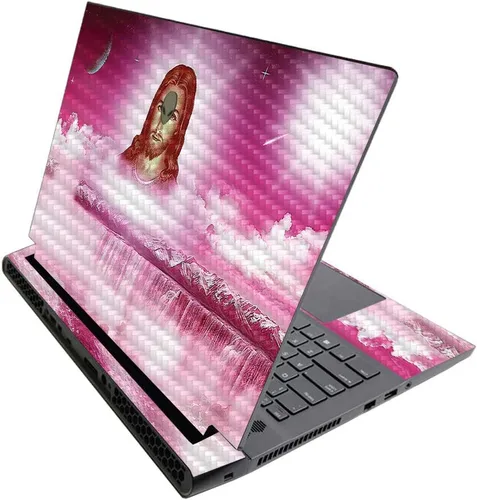 Vista 630 de MightySkins - Skin brillante con purpurina para Alienware M17 R3 (2020) y M17 R4 (2021) - Diversión de los años 90 Acabado duradero con purpurina