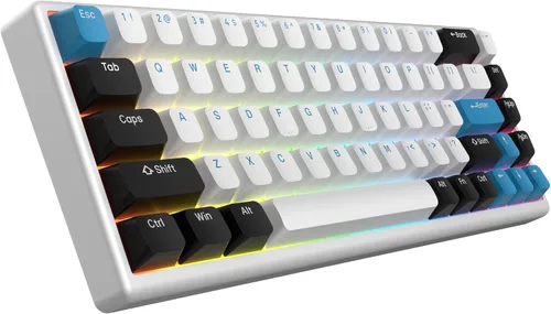 Vista 7 de ARBITER Polar 65 - Teclado de juegos magnético CNC con disparo rápido, interruptores de efecto Hall, marco de aluminio CNC, disparo rápido, 65%