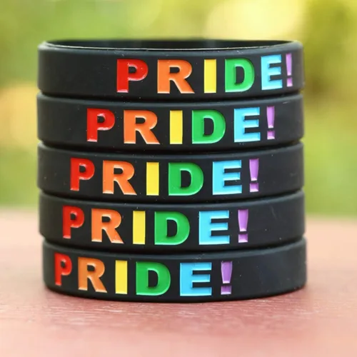 Vista 3 de Juego de pulseras Pride (de 2 a 100 bandas)