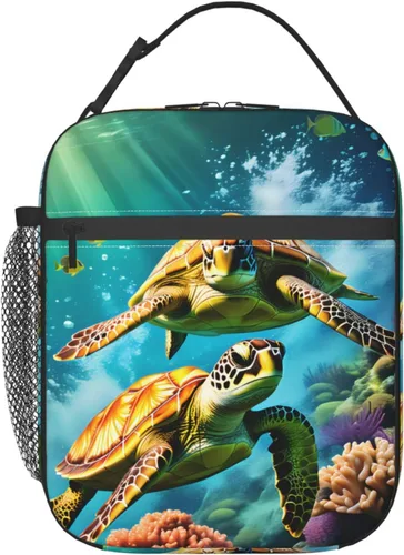 Vista 10 de Lonchera aislada para niños y niñas, lonchera de dinosaurio para el trabajo, picnic, escuela, viajes, senderismo, playa o pesca, bolsa de almuerzo