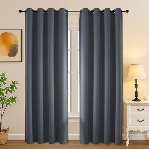Vista 204 de Simplebrand Juego de 2 paneles de cenefa aguamarina para ventana de cocina de 14 pulgadas de largo, cortinas de oscurecimiento de habitación