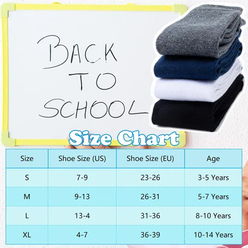 Vista 7 de Mini angel Calcetines altos hasta la rodilla para niñas, sin costuras, para uniforme escolar, calcetines de fútbol para niños, calcetines largos