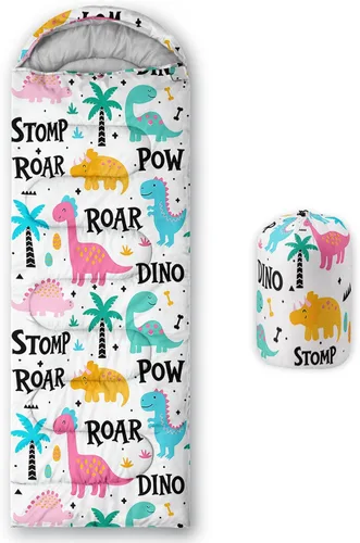 Vista 28 de Axolotl Saco de Dormir de Unicornio para Niños y Niñas – Sacos de Dormir Ligeros Cálidos para Clima Frío, Saco de Dormir Portátil Impermeable