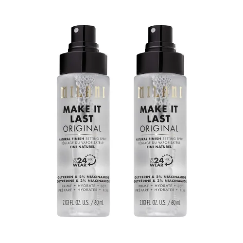 Vista 20 de Milani Spray de fijación y base de maquillaje + protector solar, protector solar duradero para la cara - SPF 30 Protección UVA y UVB Fórmula rica