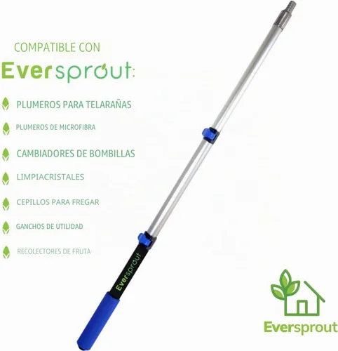 Vista 8 de EVERSPROUT Cepillo de fregar, poste de 1.5 a 3 pies, parachoques de goma