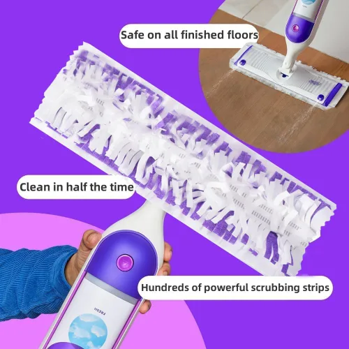 Vista 2 de Recambios de almohadilla de trapeador desechable para PowerMop multisuperficie para limpieza de pisos, 20