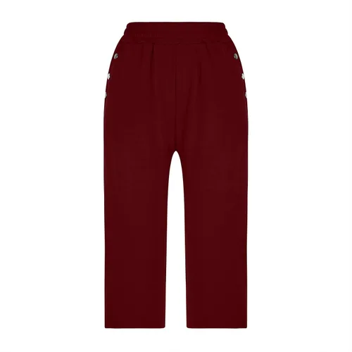 Vista 214 de Pantalones capri para mujer, estilo casual, de verano, elásticos, de cintura alta, pantalones de yoga, ajuste atlético, pantalones deportivos